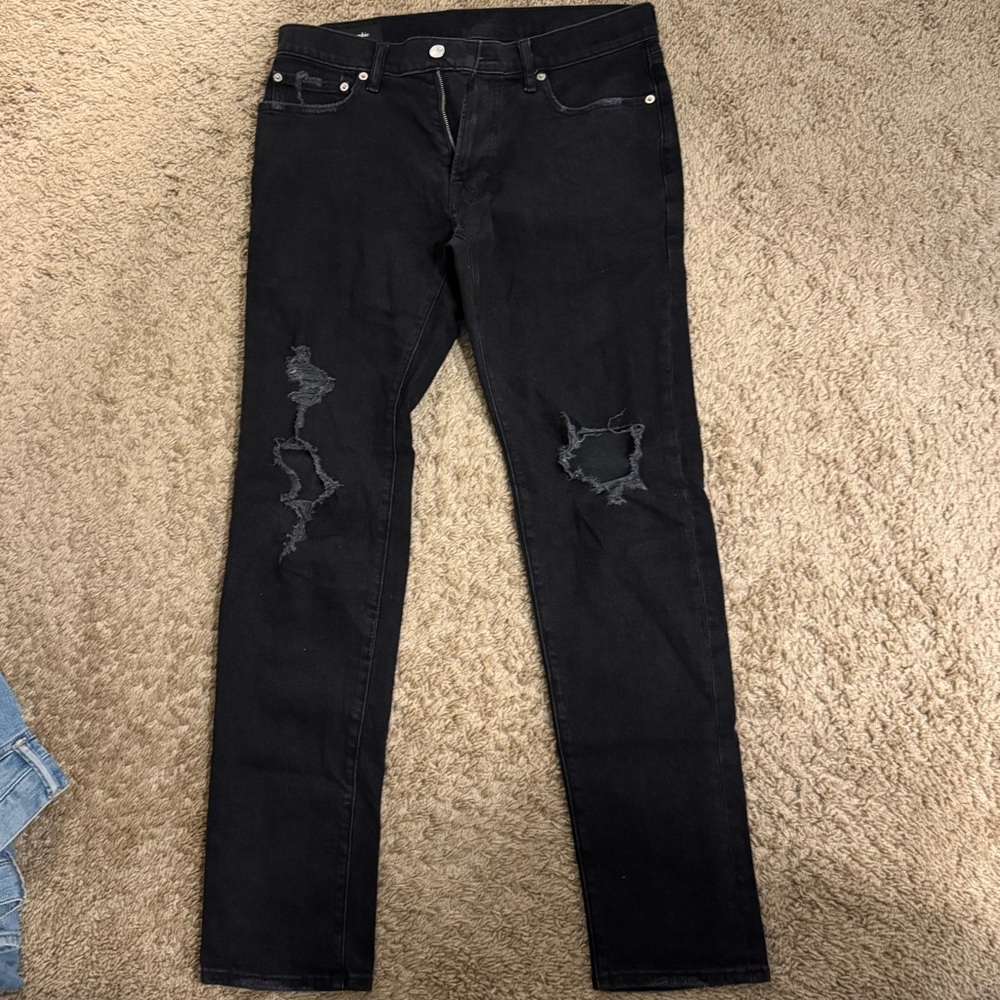 Abercrombie & Fitch Men's Black Skinny Jeans